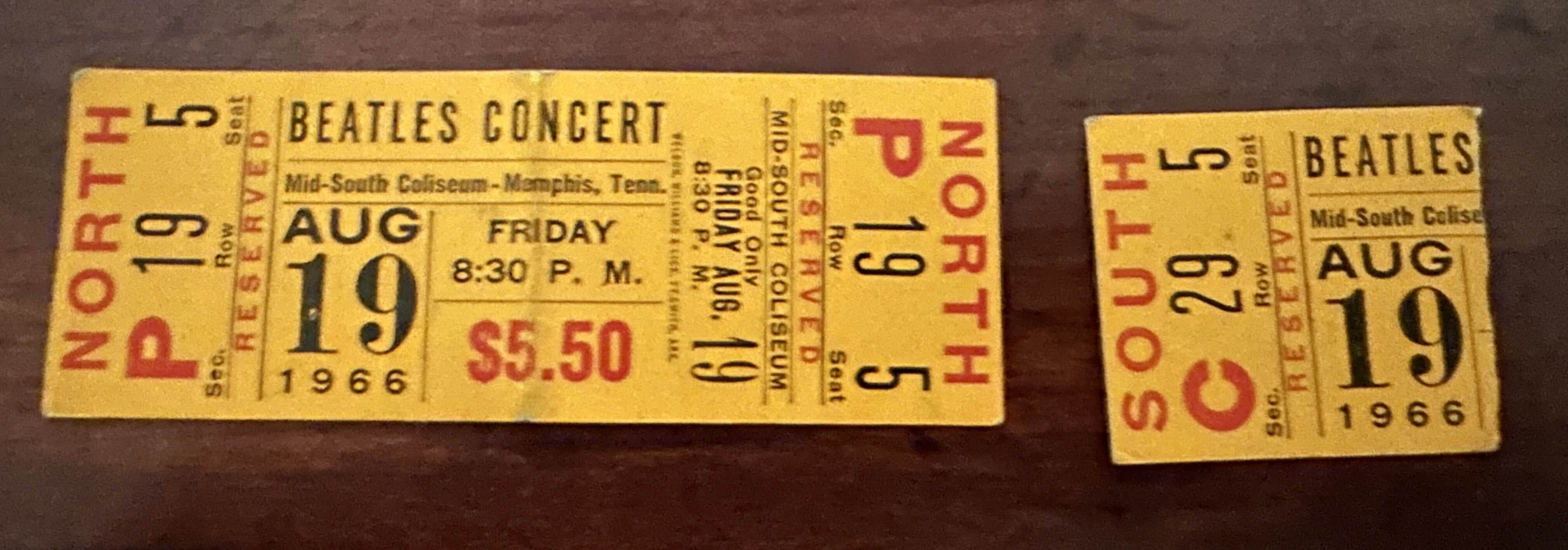 Beatles-ticket-and-stub