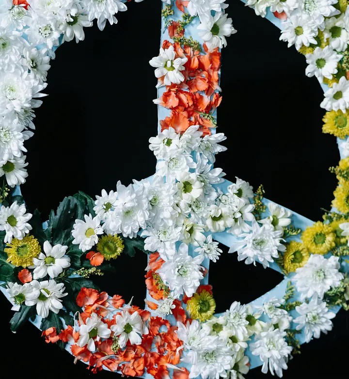 Flowers Peace Symbol